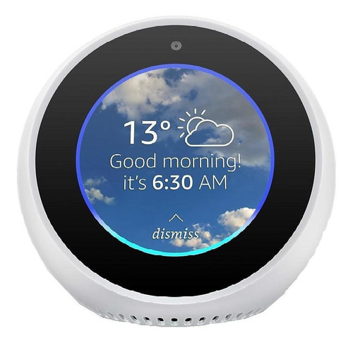 Amazon Echo Spot Con Asistente Virtual Alexa, Pantalla Integrada De 2.5 White 110v/240v
