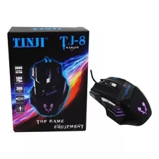 Mouse Gamer Tenji Tj8 Luces Usb Pc Laptop Optico