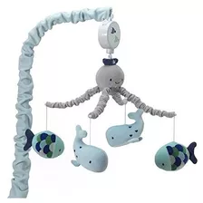 Lambs Y Ivy Oceania Musical Nursery Crib Mobile Ocean Whale 