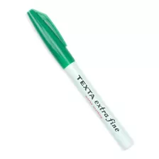 Caneta Marcadora Texta 500 Ponta Fina 1.00mm 3un Verde