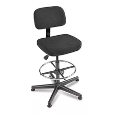 Silla De Trabajo - Tela, Negra - Uline - H-1376bl