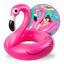 Boia Flamingo Gigante Grande Piscina Praia Inflável 120cm