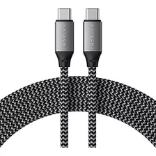 Cable Usb Cable De Carga Satechi Usb-c A Usb-c De 100 W Para