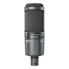 Microfone Audio-technica At2020usb+ Condensador Cardioide Cor Cinza