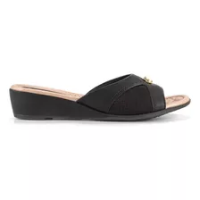 Tamanco Campesí Anabela Chinelo Moda Slide Feminino L9462 