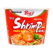 Cup Noodle Coreano Nongshim Big Bowl Shrimp Camarão 115g