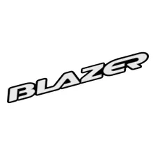 Emblema Adesivo Chevrolet Blazer 2001 Prata Resinado Bar014