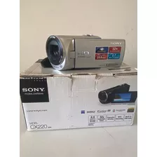 Câmera Filmadora Sony Hdr-cx220 Hd Ntsc Hdmi Prateada