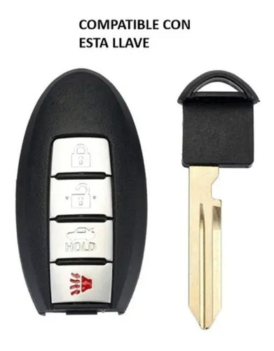 Funda Silicon Llave Nissan Sentra Versa Tiida 4 Botones Foto 2