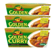 S&b Golden Curry Medium Hot 220g X 3 (ardência Média)