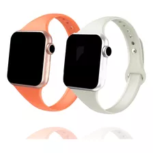 Pulseira Silicone Slim Para Apple Watch Smartwatch Iwo Fit