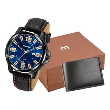 Relógio Mondaine Masculino + Carteira 99383gpmvph3