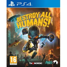 Jogo Ps4 Destroy All Humans Fisico