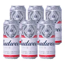 Pack 6 Cervezas Budweiser Lata 473 Cc