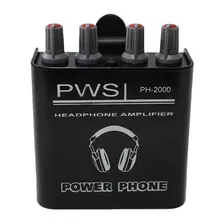 Amplificador Para Fone De Ouvido Ph2000 Pws Power Play