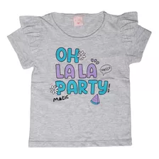 Blusa Infantil Rechsul Party Cinza