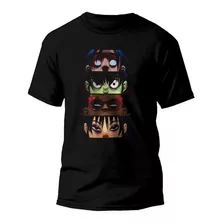 Playera Gorillaz, Faces 2d, Noodle, Russel, Murdoc