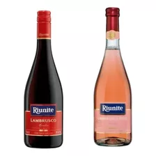 Vino Tinto Lambrusco Riunite + Vino Rosado Lambrusco Riunite