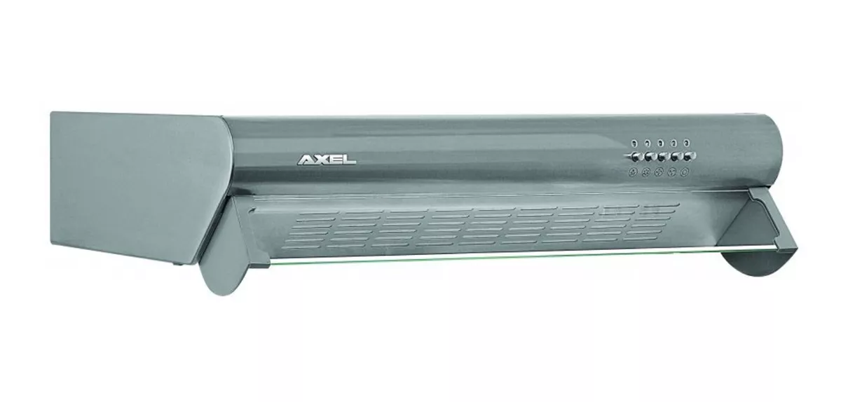 Extractor Purificador De Cocina Axel Ax-800 Ac. Inox. 600mm X 140mm X 495mm Acero Inoxidable 220v