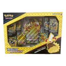 Pokémon Box Pikachu Vmax Realeza Absoluta Coleção Especial