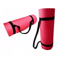 2 Peças Colchonete Tapete Yoga Ginástica Pilates 1,80mx53cm