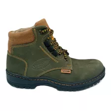 Bota Piel Trabajo Industrial Sin Casquillo Cosida Tracker 