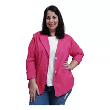 Blazer Saco Bengalina Elastizada Talles Grandes/especiales 