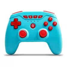 Control Pro Mando Inalámbrico Nintendo Switch Oled Lehuai Color Azul