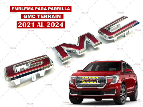 Emblema Para Parrilla Gmc Terrain 2021-2024 Foto 2