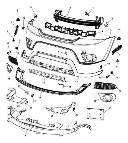 Protector Infer Radiador Mopar Dodge Journey 2.4l 2011-2019 Foto 2