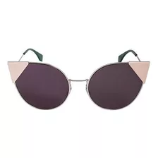 Lentes De Sol - Fendi 0190-s Palladium - Om Violet Lens