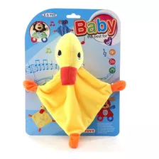 Mantita De Apego Bebe Sonajero Peluche Pato Infantil