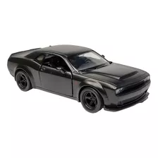 Miniatura Carrinho De Ferro Dodge Challenger Srt Coleção