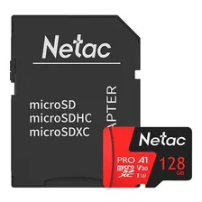 Tarjeta De Memoria Netac P500 Pro Con Adaptador Sd 128gb