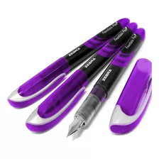 Zebra Fuente - Disposable Fountain Pen - Purple Ink - Pack O