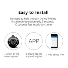 Mini Wifi Câmera Sem Fio Grava Detecção De Movimento + Vídeo