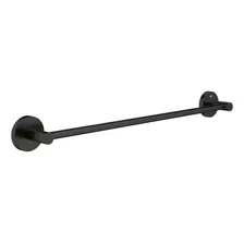 Toallero De Baño Doble Grohe 18 Pul Negro Matte