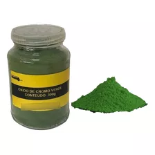 Óxido De Cromo Em Pó Verde P/ Lapidar Polir Pedra Vidro 300g