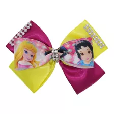 Kit 4 Peças Princesa Tiara Bico De Pato Faixa Meia Seda