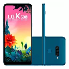 Smartphone LG K50s 32gb 4g Octa-core 3gb Ram Tela 6,5 Azul