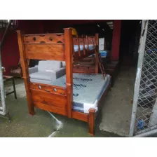 Camarote Matrimonial E Individual Mi Mueble En Pino ¢175,000