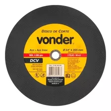 Disco De Corte Policorte 14 Pol Vonder 355 X 3,2 X 25,40 Dcv