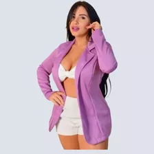 Casaco Blazer Feminino Alfaiataria Luxo Moda Premium