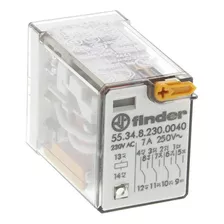 Relé Finder 4 Inv. 7a 220vca Cod.55.34