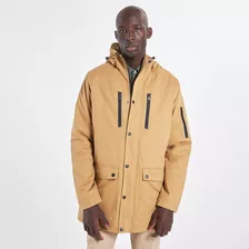 Campera Hombre Parka Gabardina Capucha Explorer Parka Supply