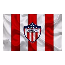 Bandera Junior De Barranquilla 1.50x90cm Exterior Grande