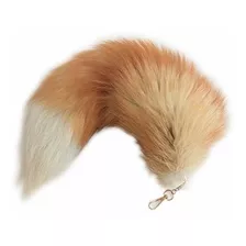 Maquillaje - Cena Anillo Enorme Y Mullido Real Fox Tail Cade