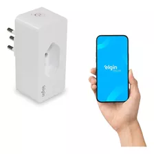 Tomada Inteligente Wi-fi - Bivolt - 10a - Elgin 48plugwifi10