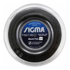 Rolo De Corda Sigma Black Poly 1.25mm 200m Preta - Polyester