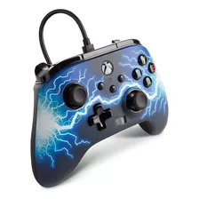 Control Azul Lightning Con Cable Xbox One Envio Gratis